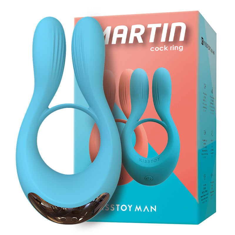 KISSTOY Martin Penis Ring & Delay Ejaculation Lock Vibrator - Sensual Trends